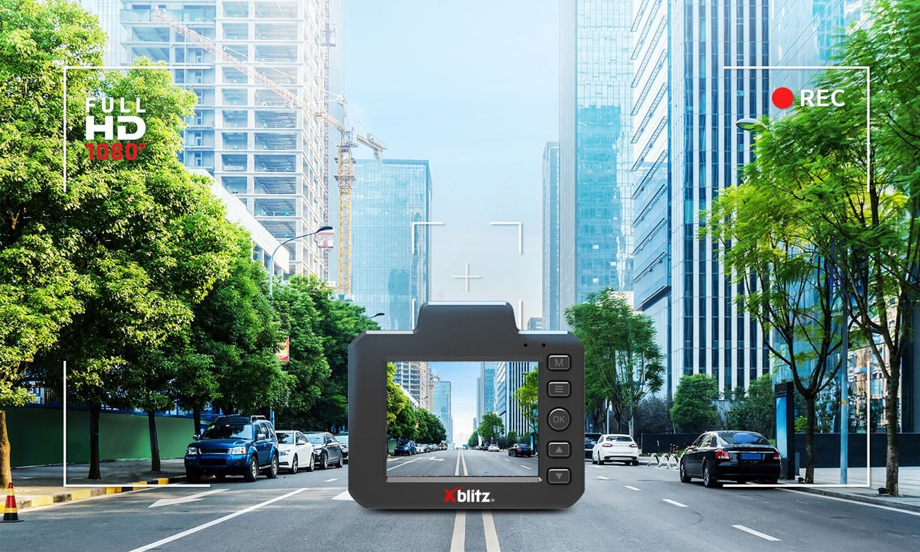 Wideorejestrator Xblitz X7 GPS - Nagrania w rozdzielczości Full HD