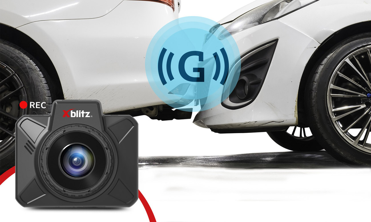 Wideorejestrator Xblitz X7 GPS - Czujnik G-sensor i tryb parkingowy