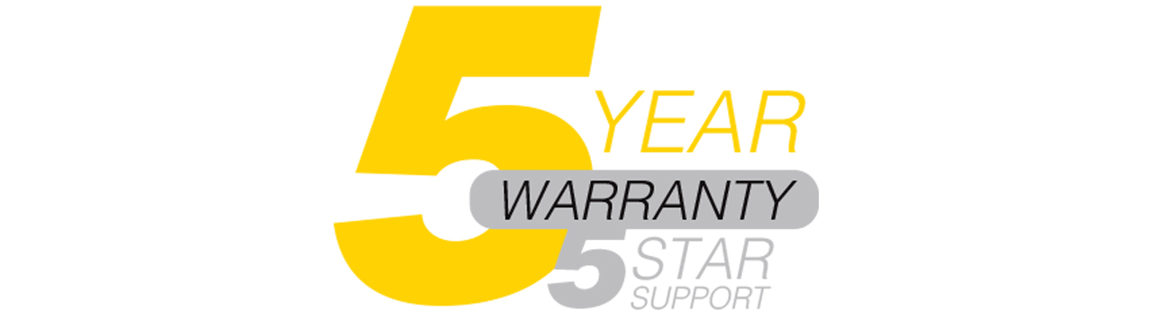5 lat gwarancji