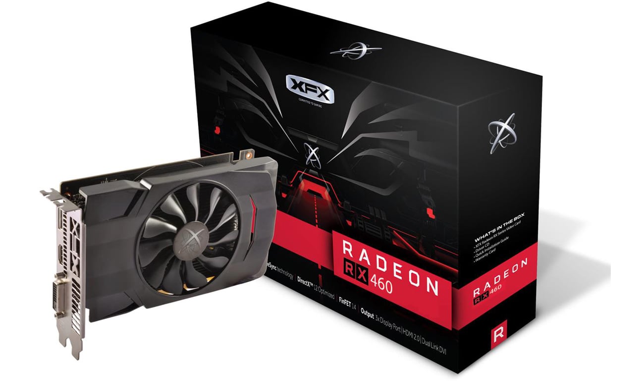 Karta graficzna XFX Radeon RX 460 Single Fan 2GB
