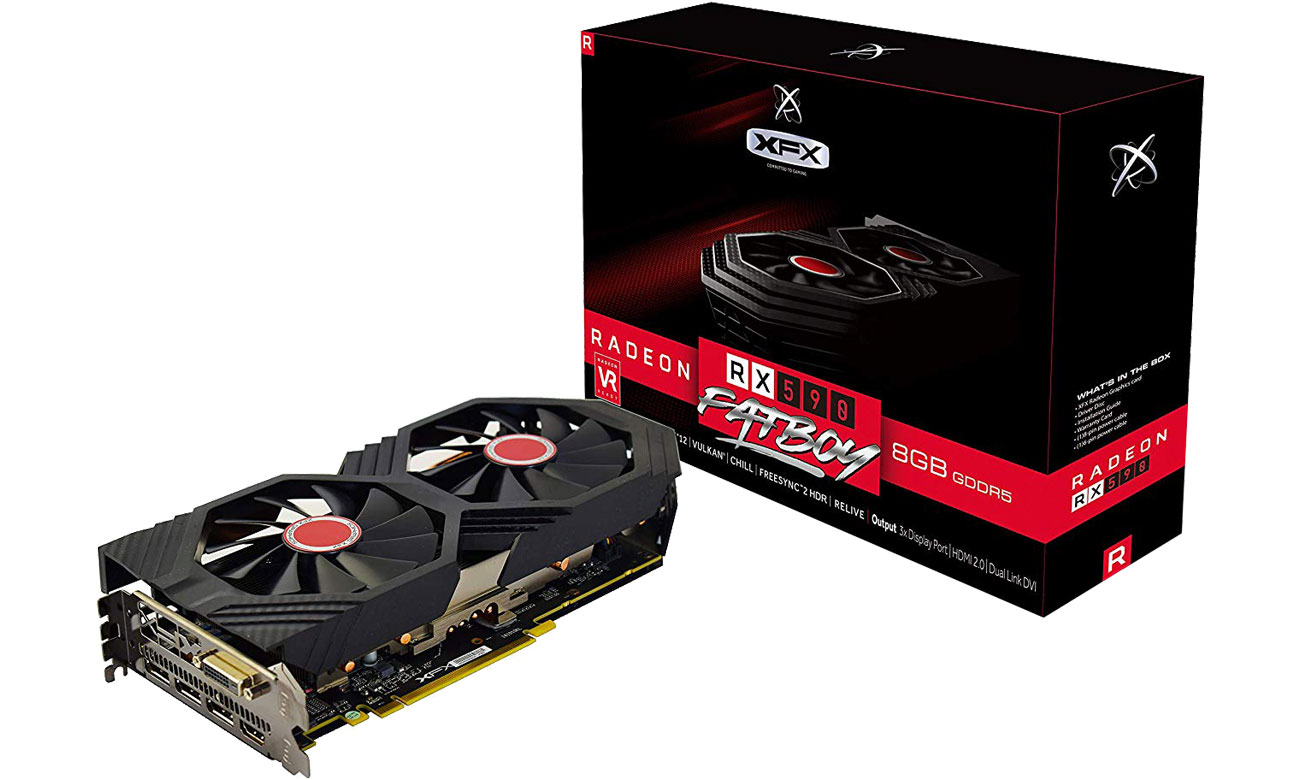 Karta graficzna XFX Radeon RX 590 Fatboy OC+ 8GB GDDR5 RX-590P8DFD6