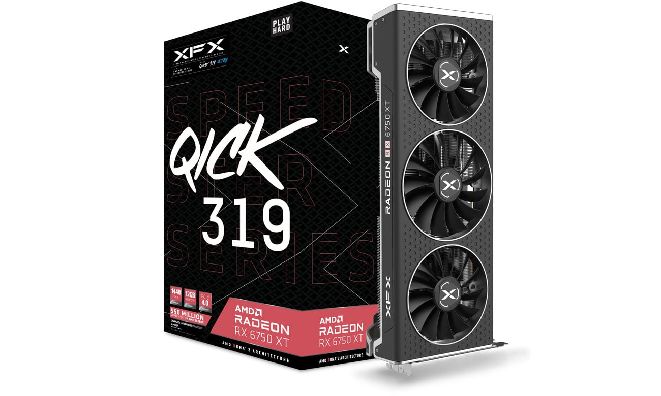XFX Radeon RX 6750 XT Speedster Ultra QICK319 GDDR6