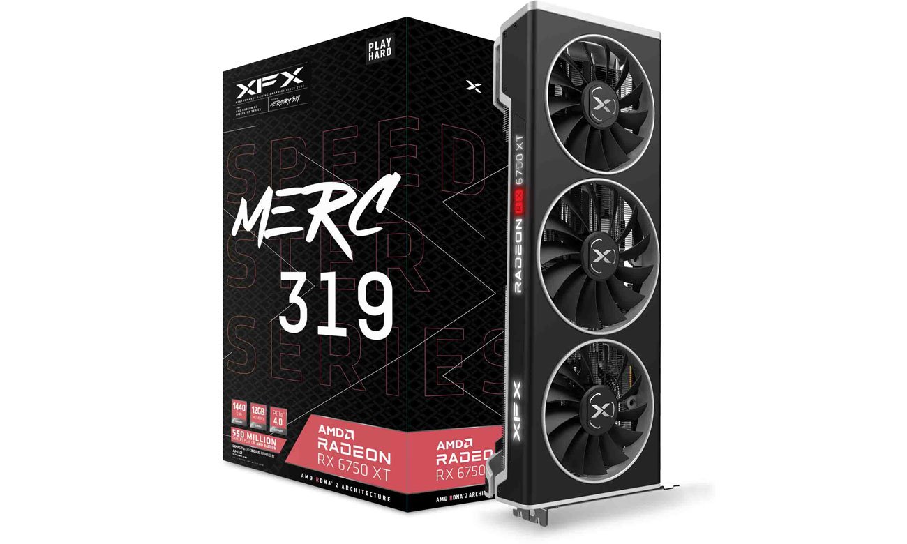 XFX Radeon RX 6750 XT Speedster MERC319 12GB GDDR6