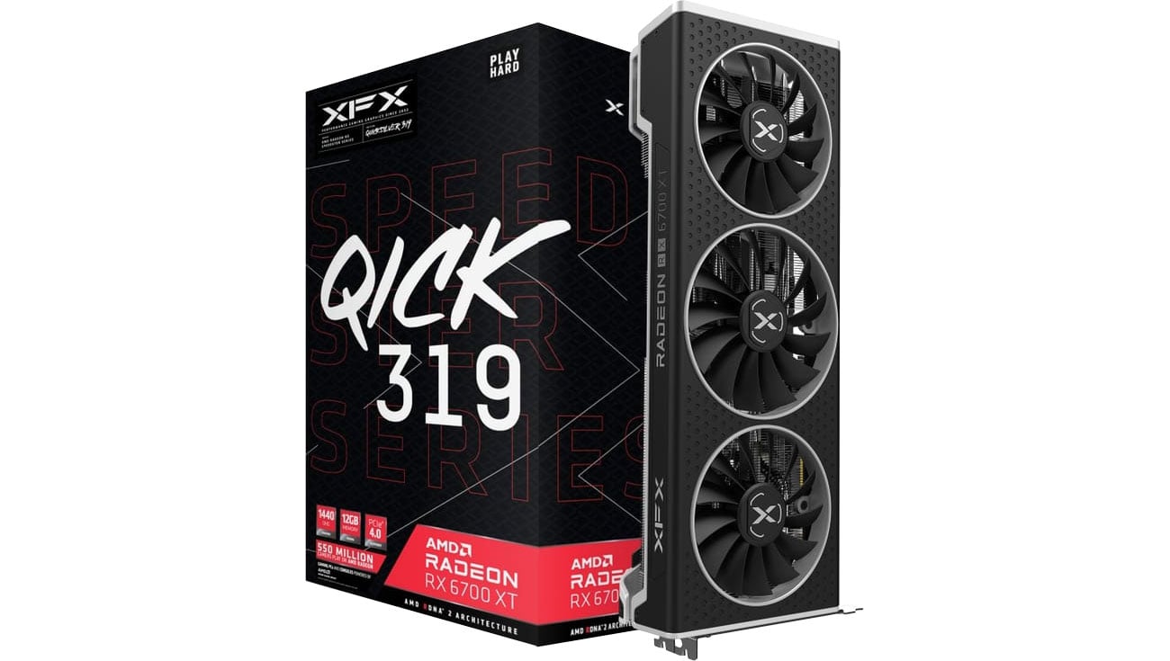 Karta graficzna AMD XFX Radeon RX 6700 XT ULTRA SPEEDSTER QICK 12GB GDDR6 RX-67XTYPUDP