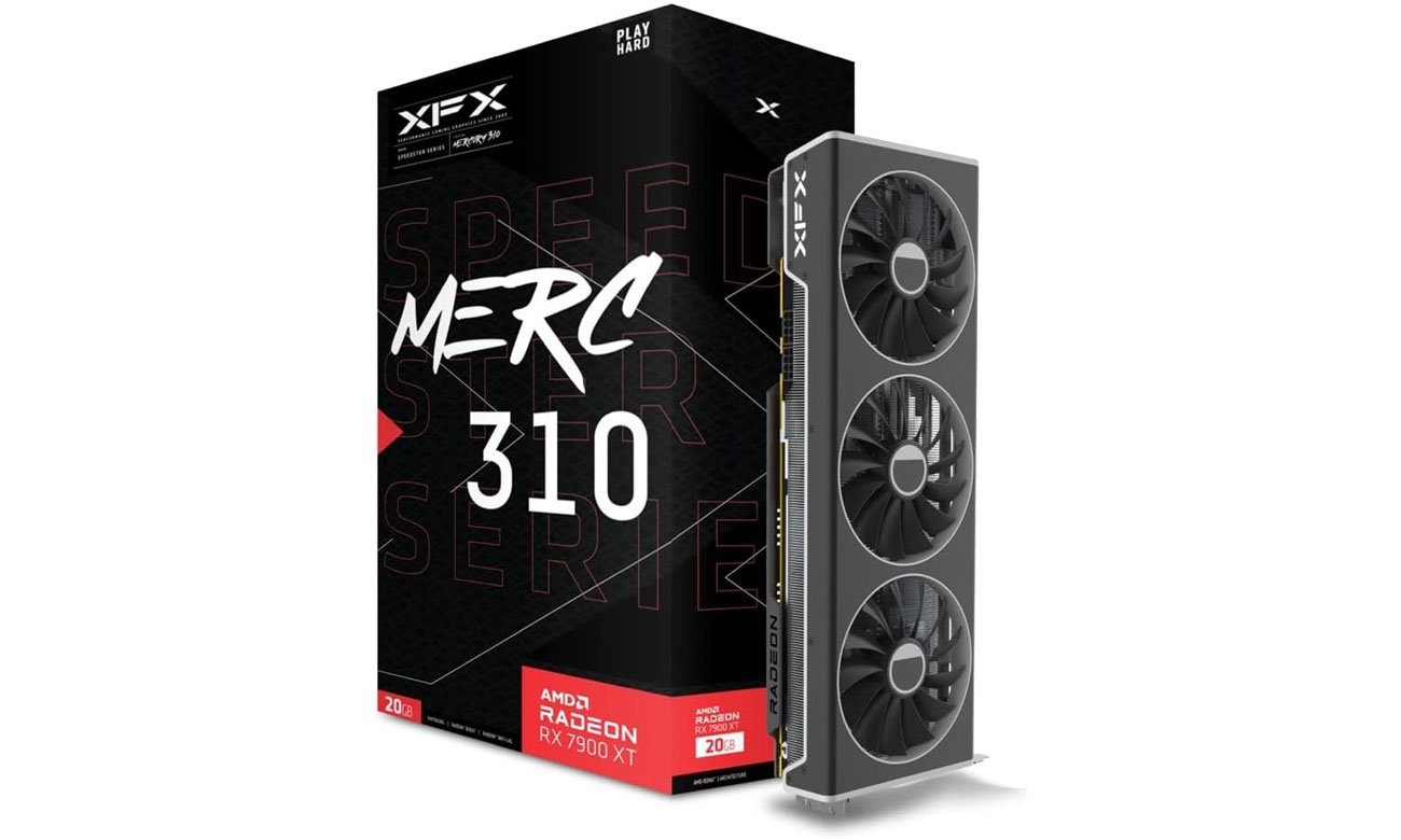 XFX Radeon RX 7900 XT Gaming SPEEDSTER MERC310 20 GB GDDR6