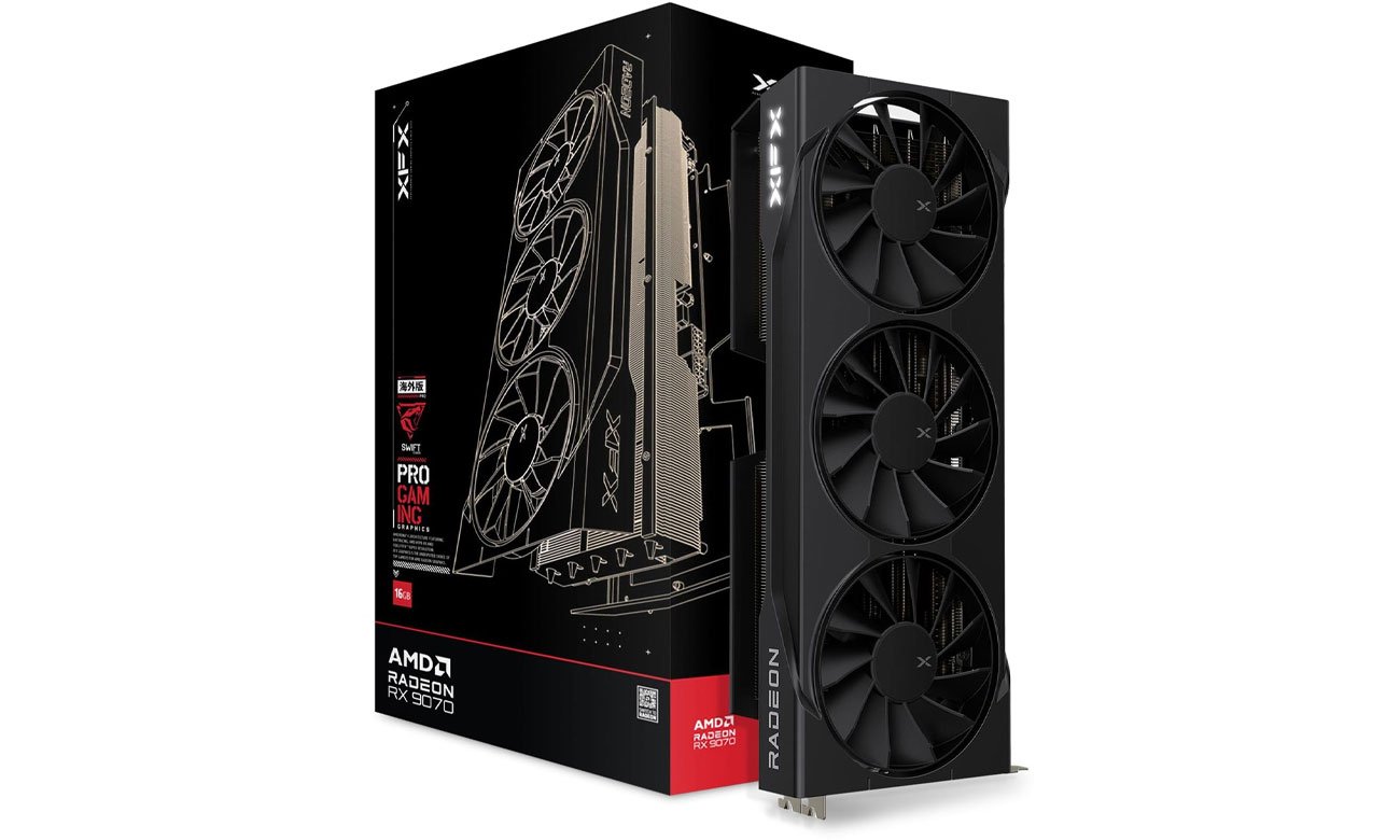 XFX Radeon RX 9070 Swift Gaming OC White 16 GB GDDR6