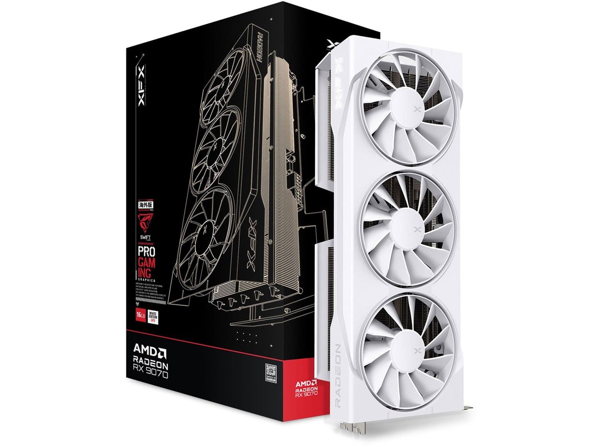 XFX Radeon RX 9070 Swift Gaming OC White 16 GB GDDR6