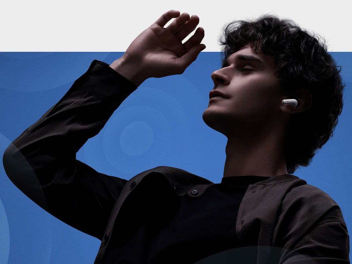 Słuchawki bezprzewodowe Xiaomi Buds 5 Pro Białe - Grafika lifestyle