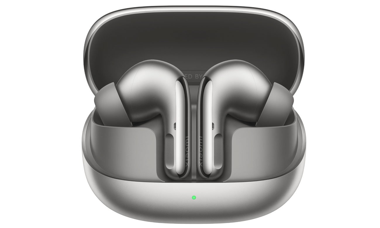 Słuchawki bezprzewodowe Xiaomi Buds 5 Pro Białe - Widok ogólny