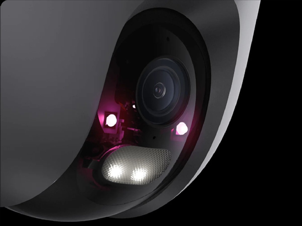 Inteligentna kamera zewnętrzna obrotowa Xiaomi CW400 - Niezwykle wyraźny obraz 2,5K