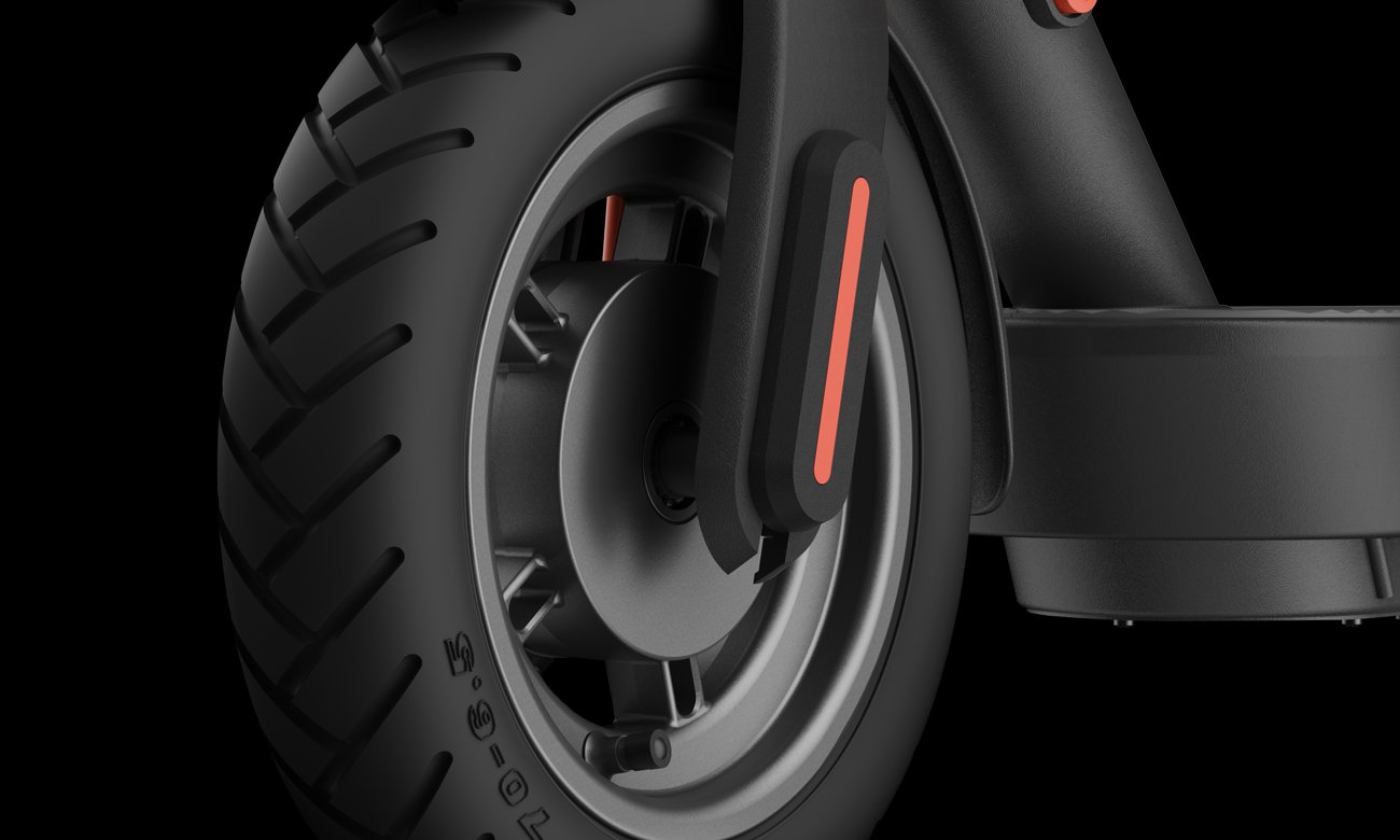 Hulajnoga elektryczna Xiaomi Electric Scooter 4 Pro (2 gen) - Lepsza przyczepność dzięki szerokim oponom