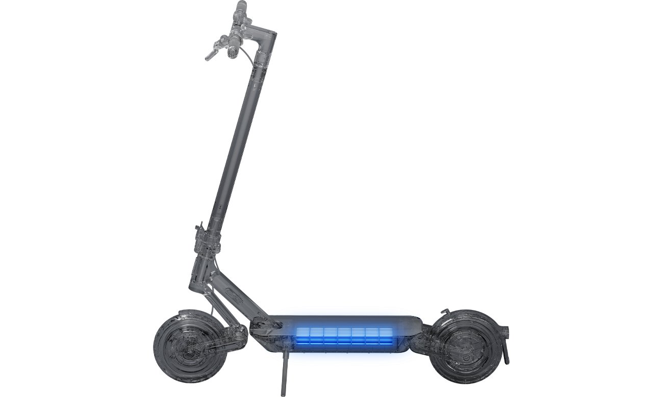 Hulajnoga elektryczna Xiaomi Electric Scooter 4 Ultra - Daleki zasięg dzięki pojemnej baterii