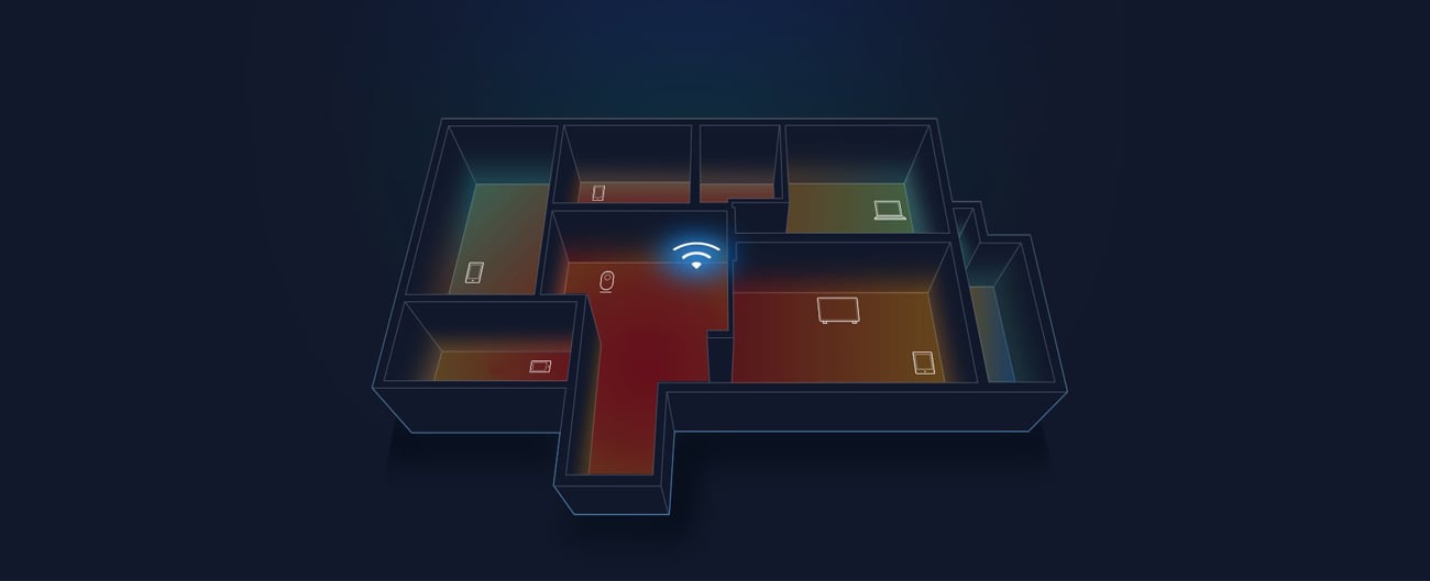 Xiaomi Mi Router 3 pokrycie sygnałem