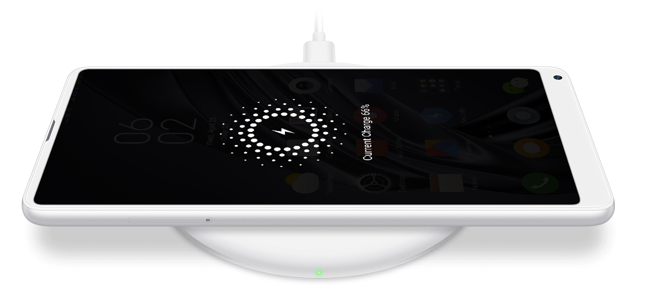 Xiaomi Mi Mix 2S szybkie bezprzewodowoe ładowanie