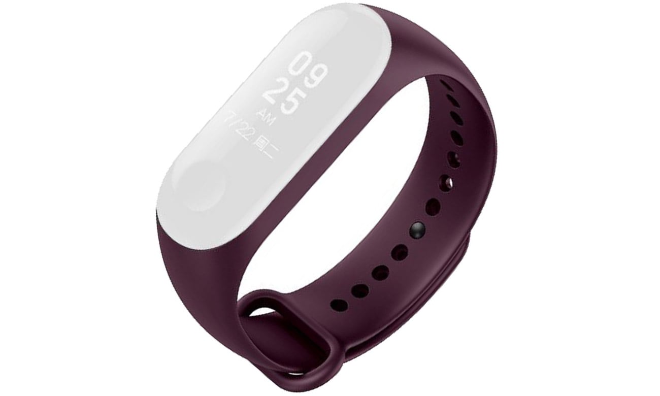 Opaska w kolorze bordowym do Xiaomi Mi Band 3/4