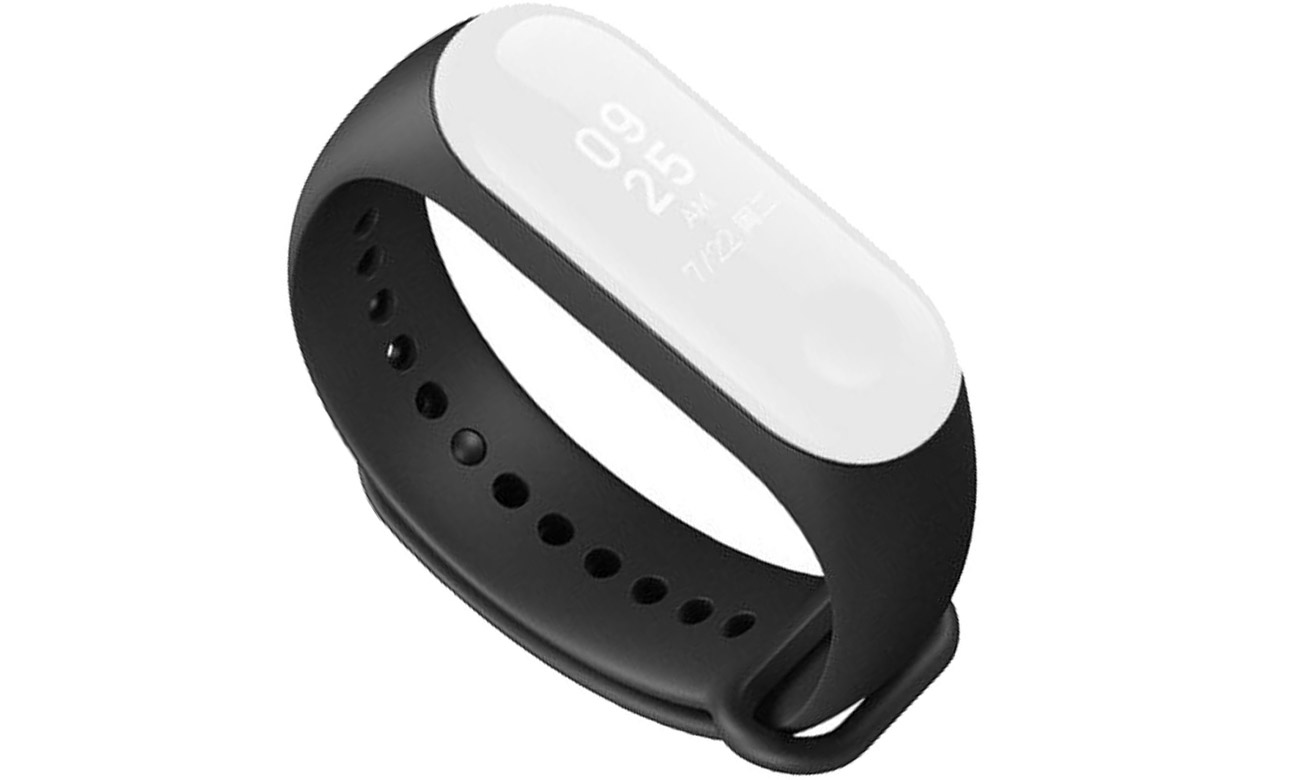 Opaska w kolorze czarnym do Xiaomi Mi Band 3/4