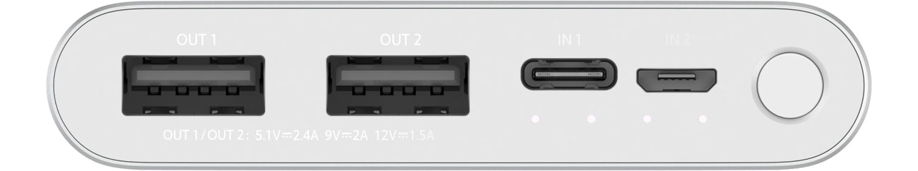 Power Bank Xiaomi Mi 18W 10000 mah (srebrny)