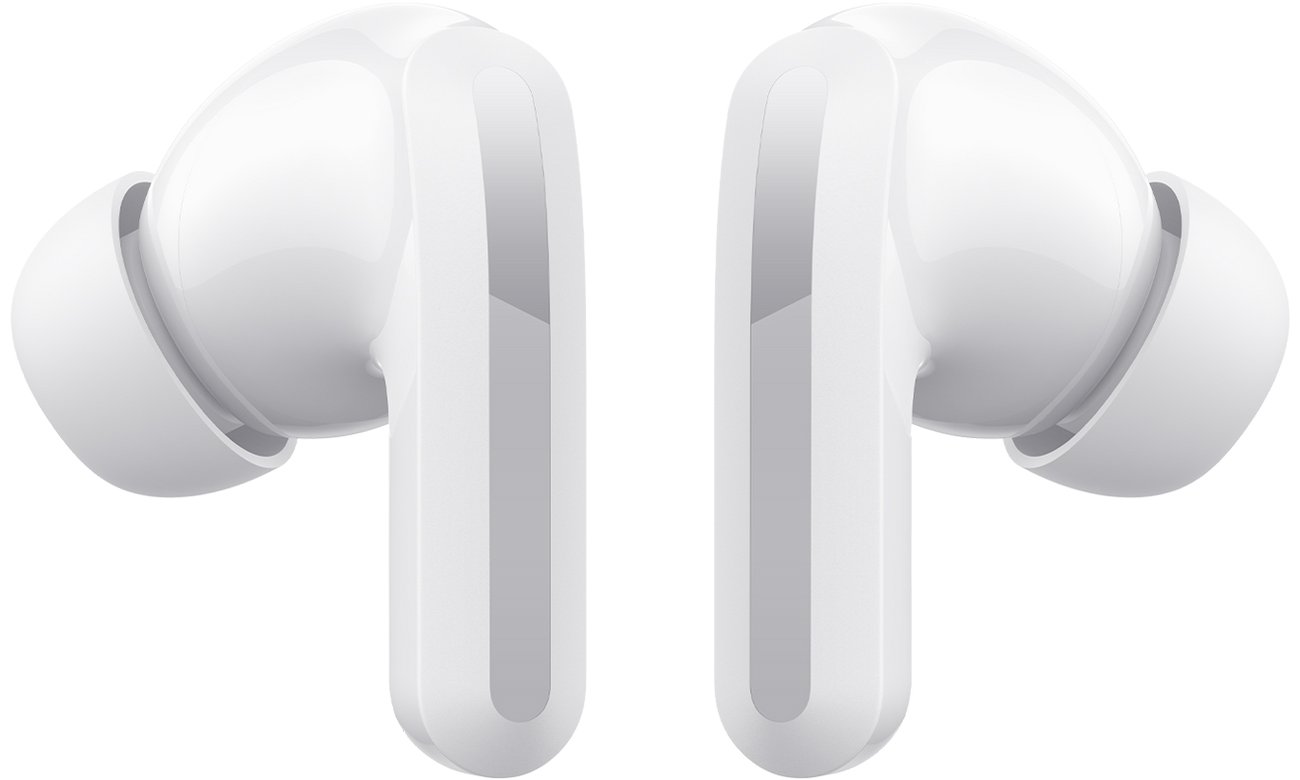 Słuchawki bezprzewodowe Xiaomi Redmi Buds 5 Białe - Widok lewej i prawej słuchawki