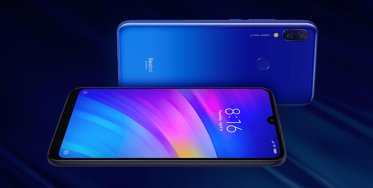 Xiaomi Redmi 7 czarująca smukła sylwetka