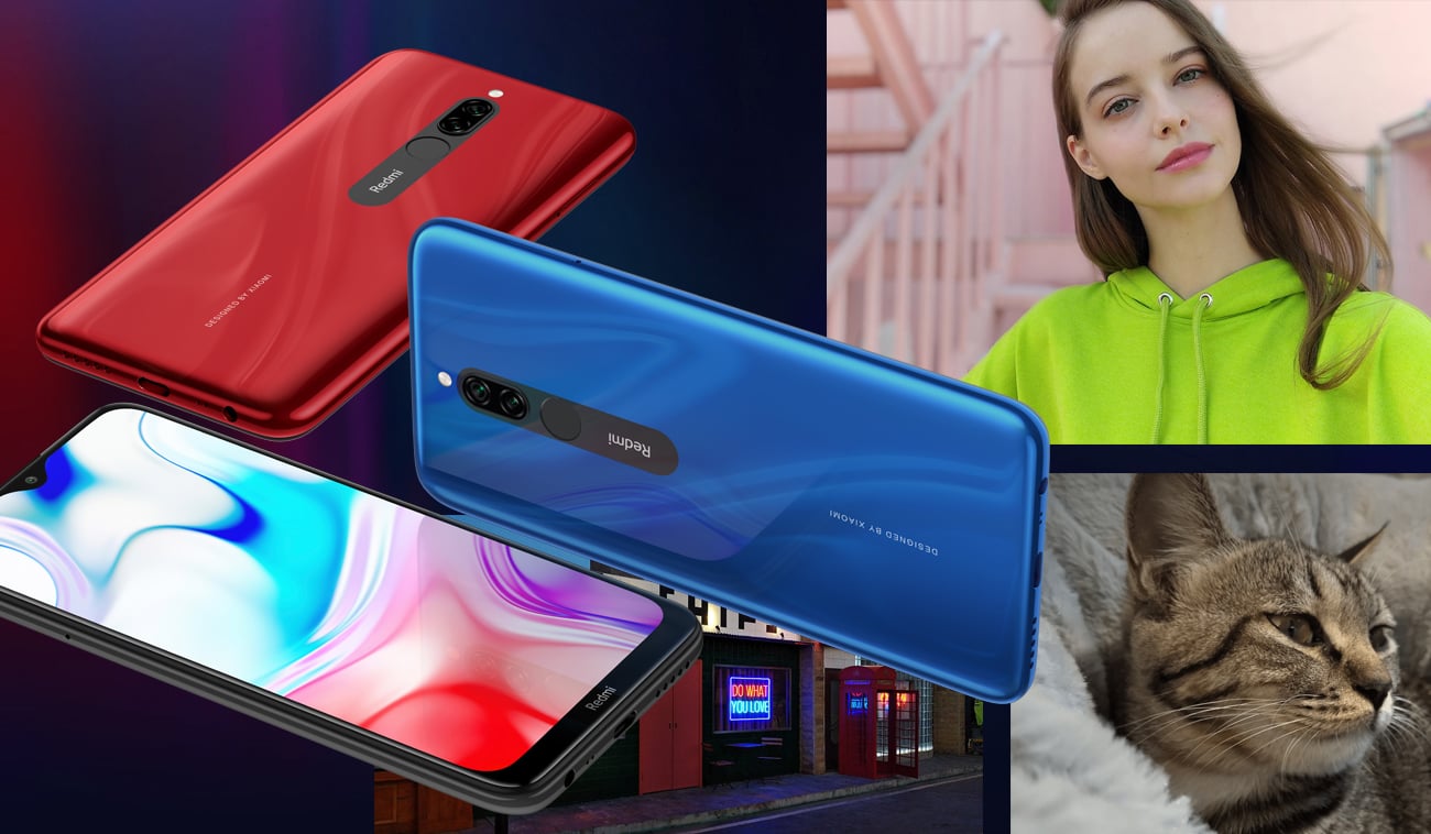 Xiaomi Redmi 8 aparat podwojny SI