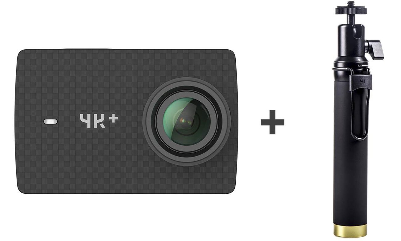 Zestaw Xiaoyi YI Action 4K+ oraz YI Selfie Stick