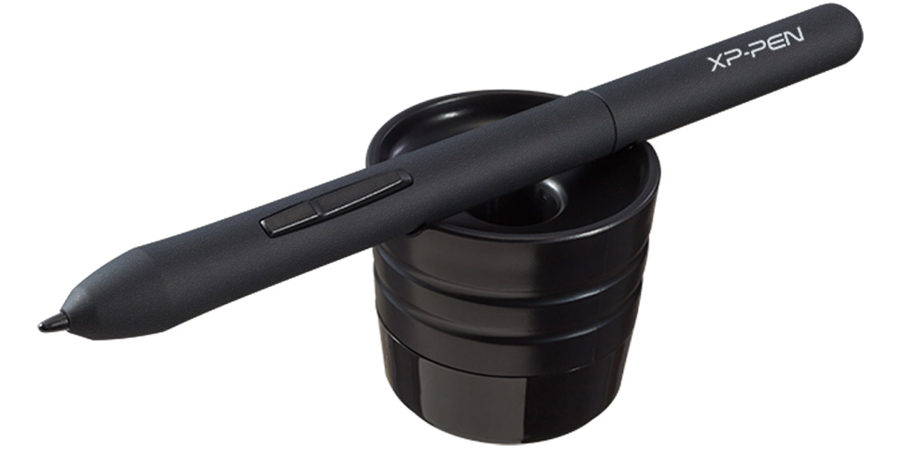 Piórko pasywne XP-Pen P01 do tabletów graficznych - Widok z przodu pod kątem