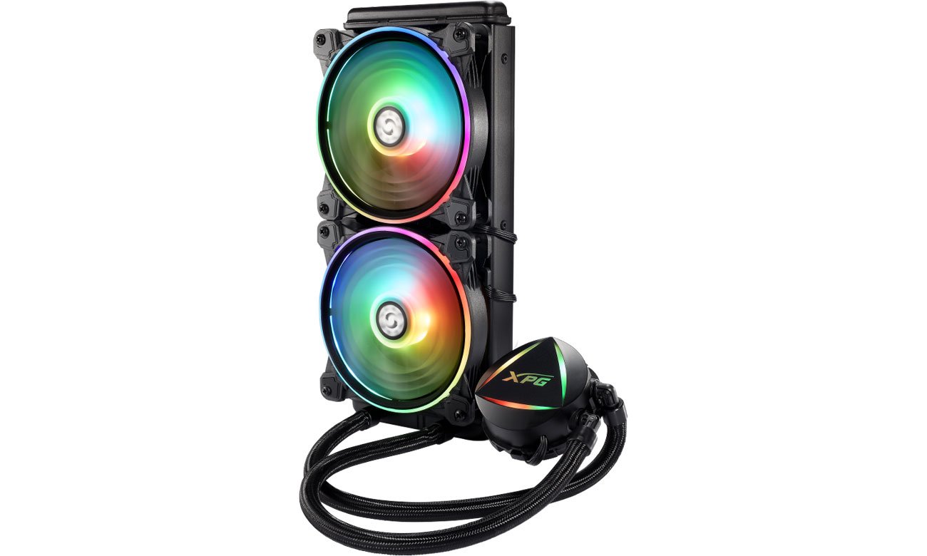 Chłodzenie procesora XPG Levante ARGB 2x120mm LEVANTE240-BKCWW