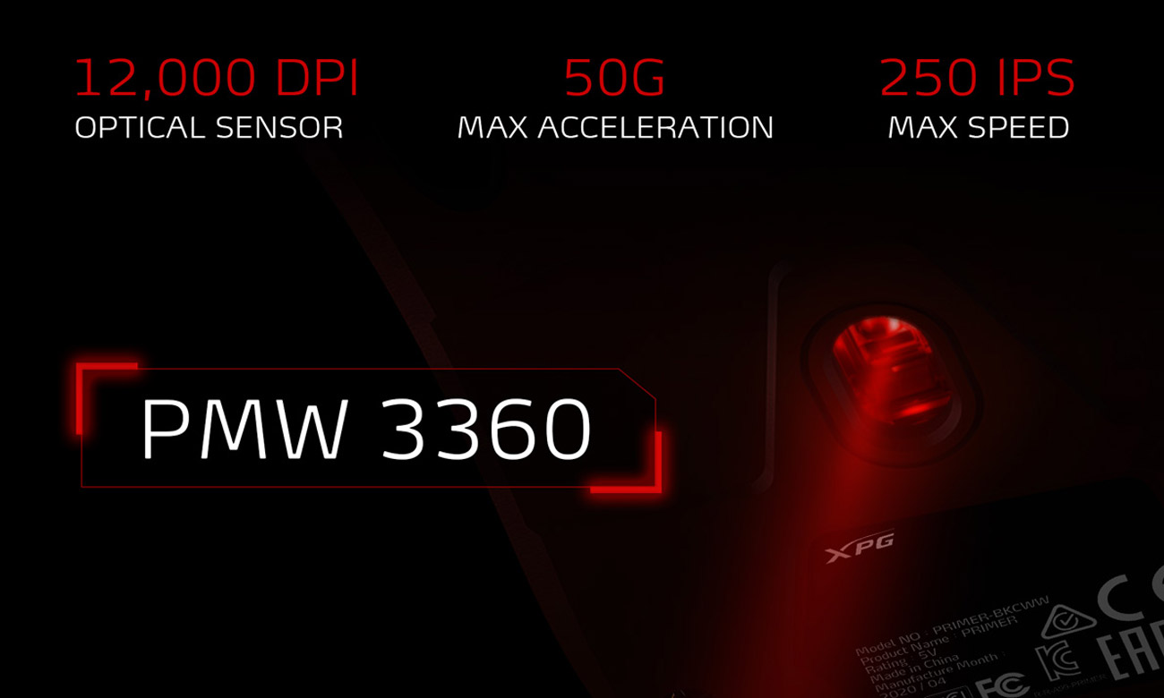 Mysz dla graczy XPG PRIMER