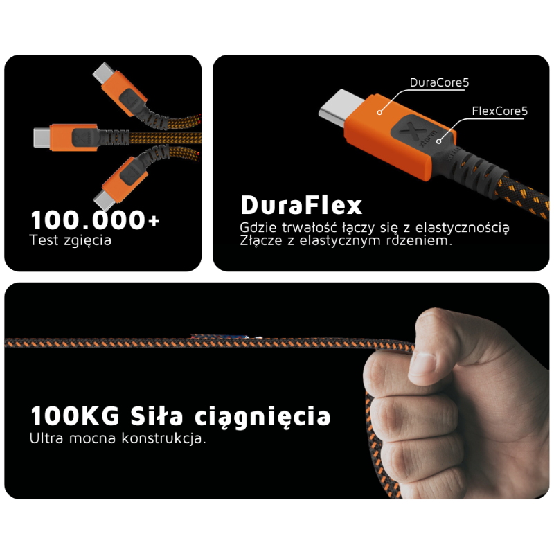 XTORM Kabel Xtreme  USB-C PD Ultra 240W (1,5m)