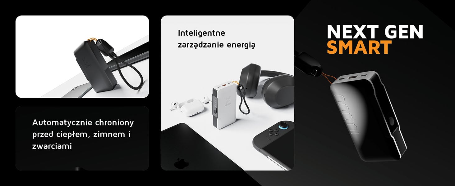 Xtorm XNG100W35 inteligentnie zarządza energią i chroni urządzenia podczas ładowania