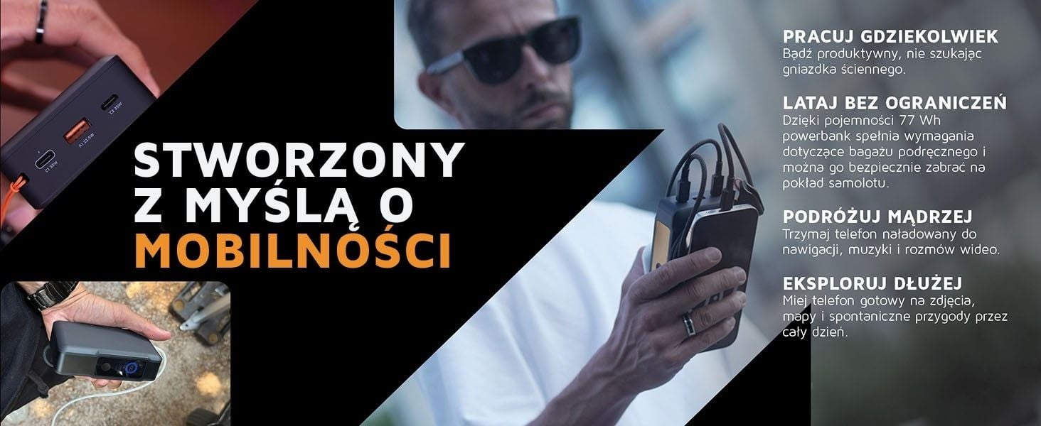 Powerbank stworzony z myślą o mobilności