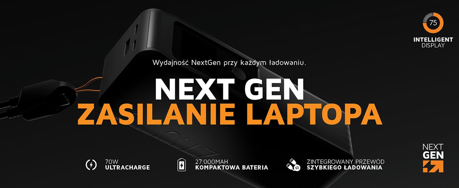 XTORM Powerbank NextGen 27.000 mAh 70W czarny