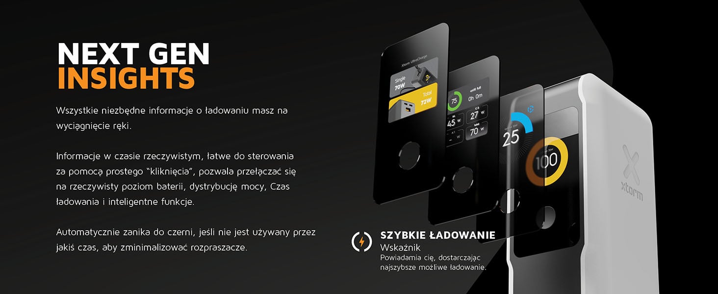 XTORM Powerbank NextGen 27.000 mAh 70W czarny