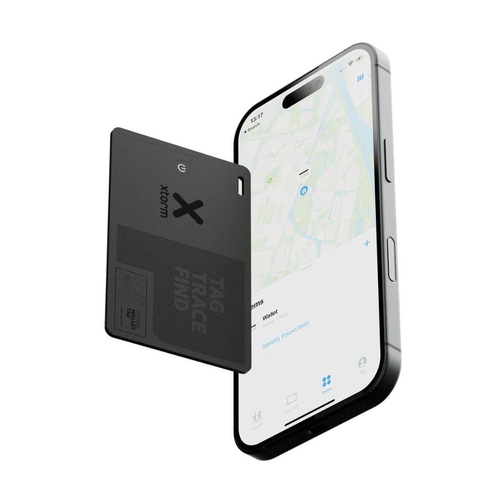 Lokalizowanie WalletTag XTAG2GACW01 za pomocą smartfona