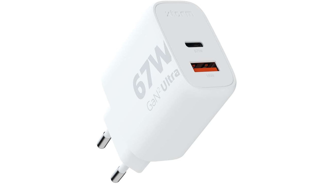 Ładowarka sieciowa Xtorm GaN² Ultra 67W biała