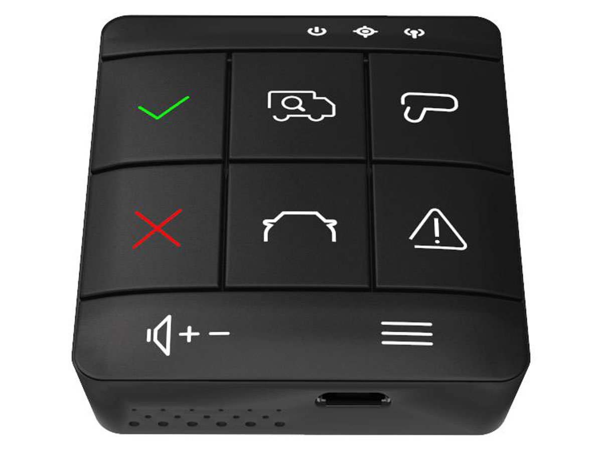 Antyradar Yanosik XS - Widok ogólny
