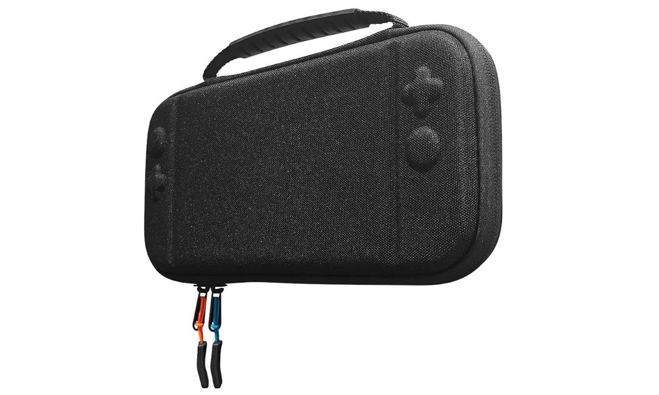 Etui YAXO Scutum do NS/NS2 Techno Black - Widok od przodu pod kątem