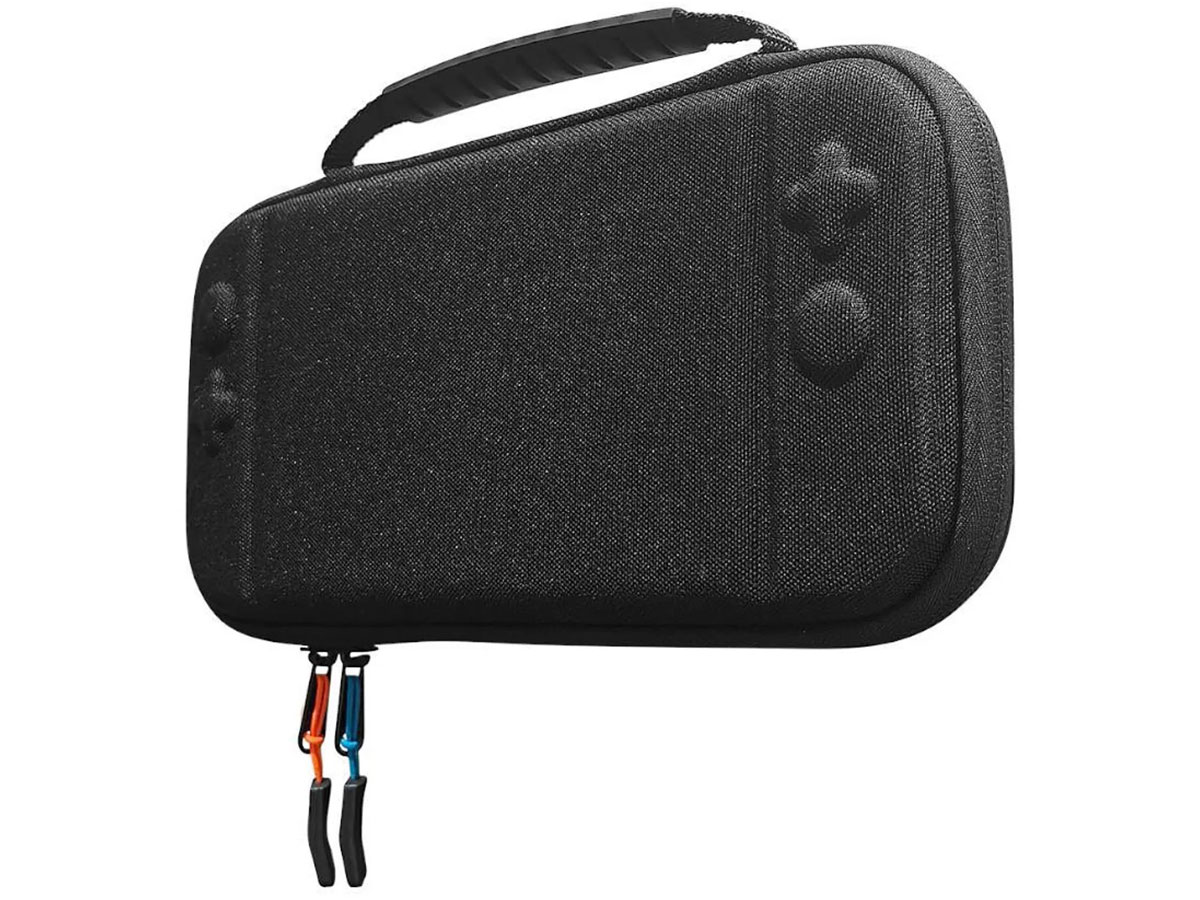 Etui YAXO Scutum do NS/NS2 Techno Black - Widok od przodu pod kątem