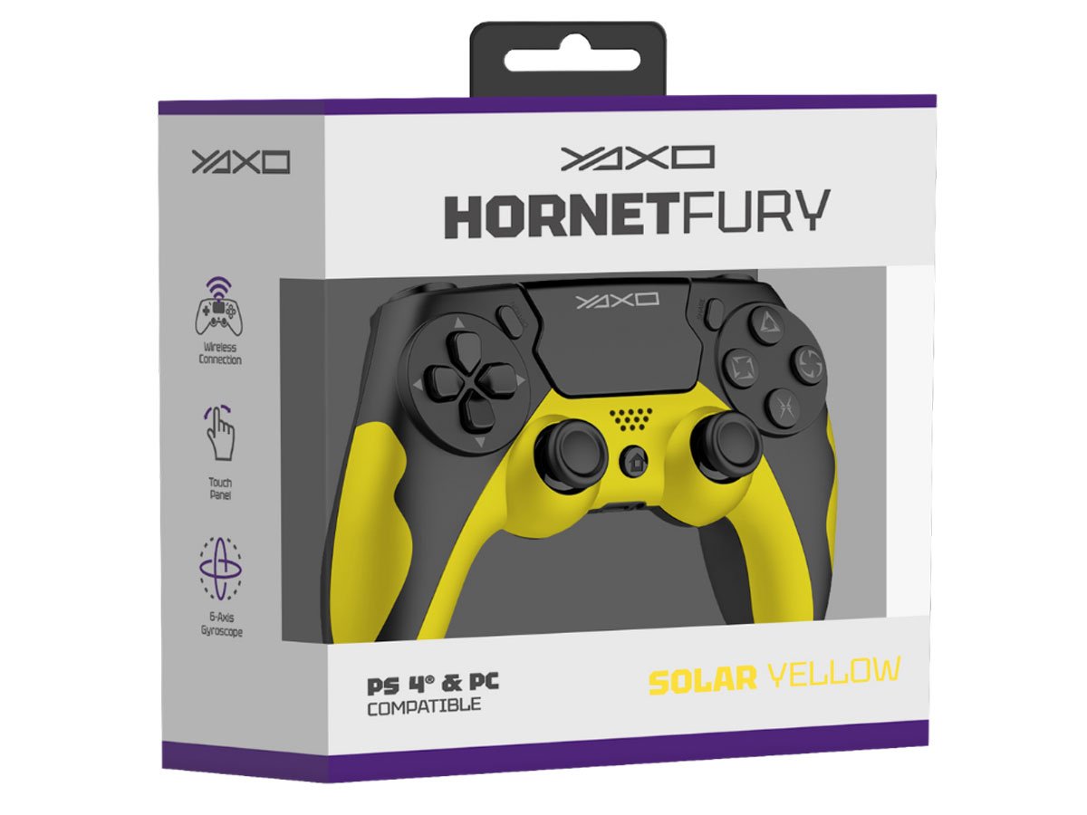 Kontroler YAXO HORNET FURY Solar Yellow - Widok opakowania