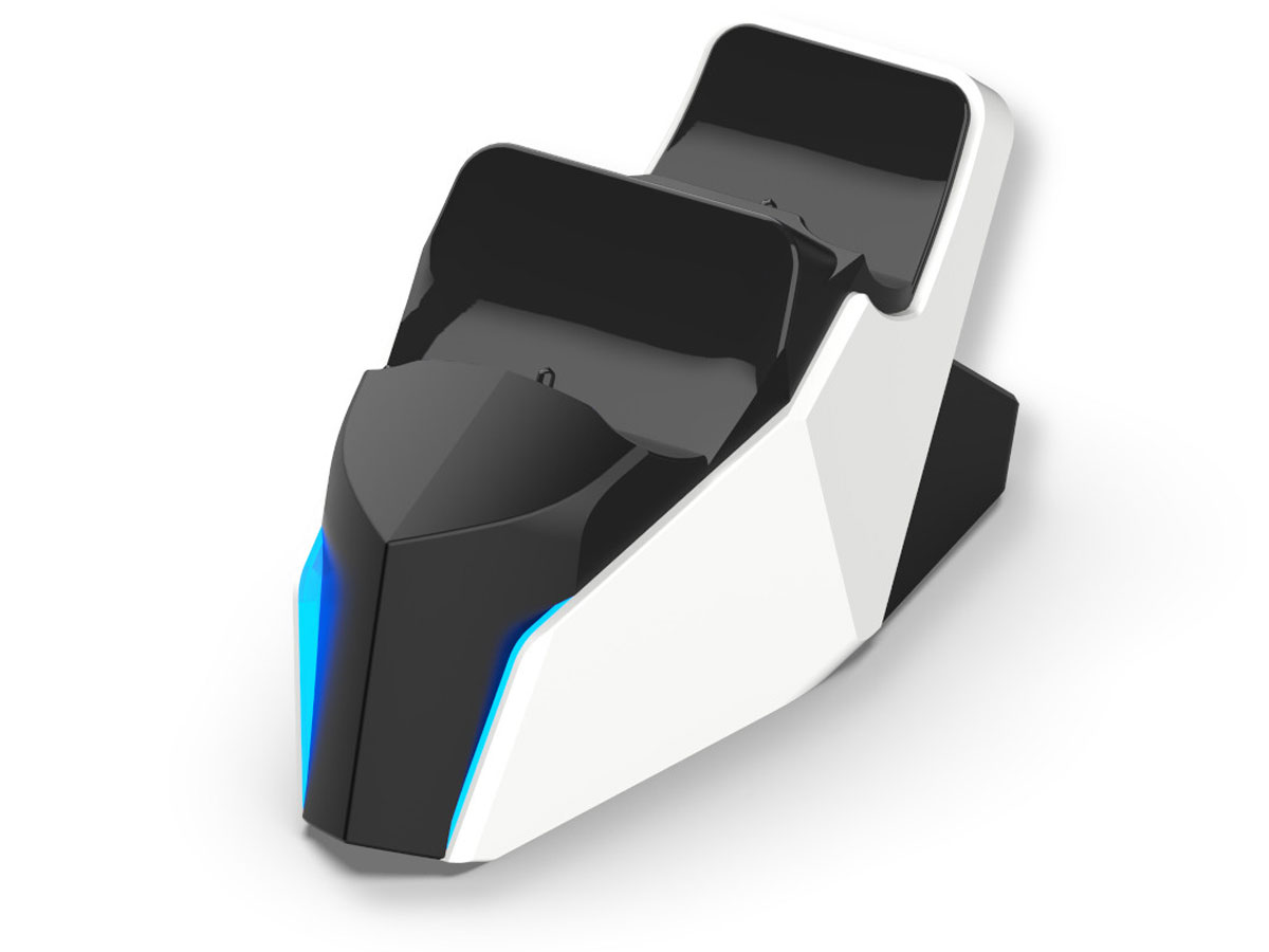 Ładowarka YAXO RAPID SHOT do padów DualSense Alpine White - Widok ogólny