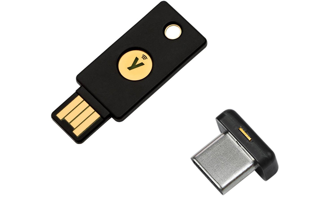 Klucz sprzętowy Yubico YubiKey 5 NFC + YubiKey 5C-nano