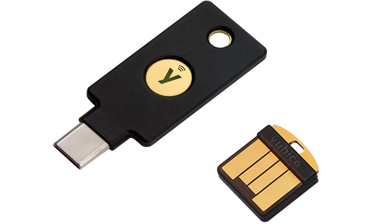 Klucz sprzętowy Yubico YubiKey 5C NFC + YubiKey 5-nano