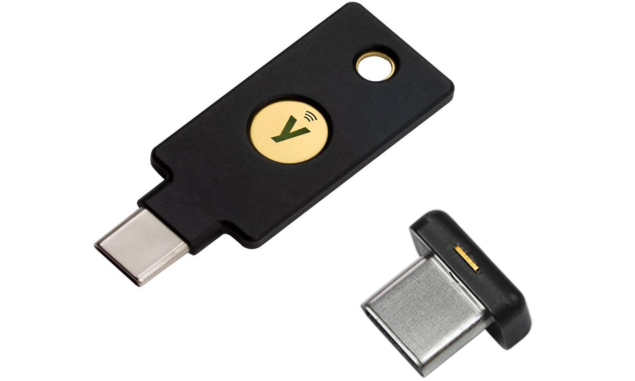 Klucz sprzętowy Yubico YubiKey 5C NFC + YubiKey 5C-nano