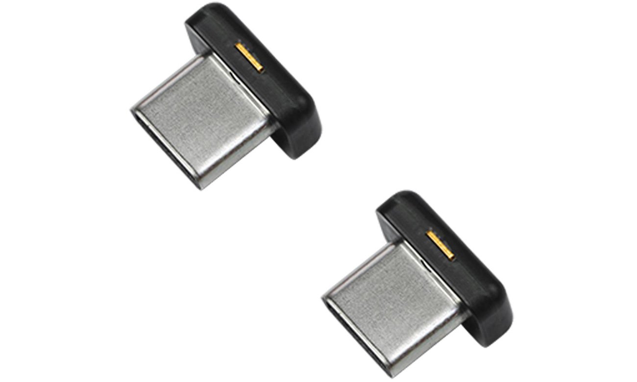 Klucz sprzętowy Yubico YubiKey 5C nano - zestaw 2 sztuk