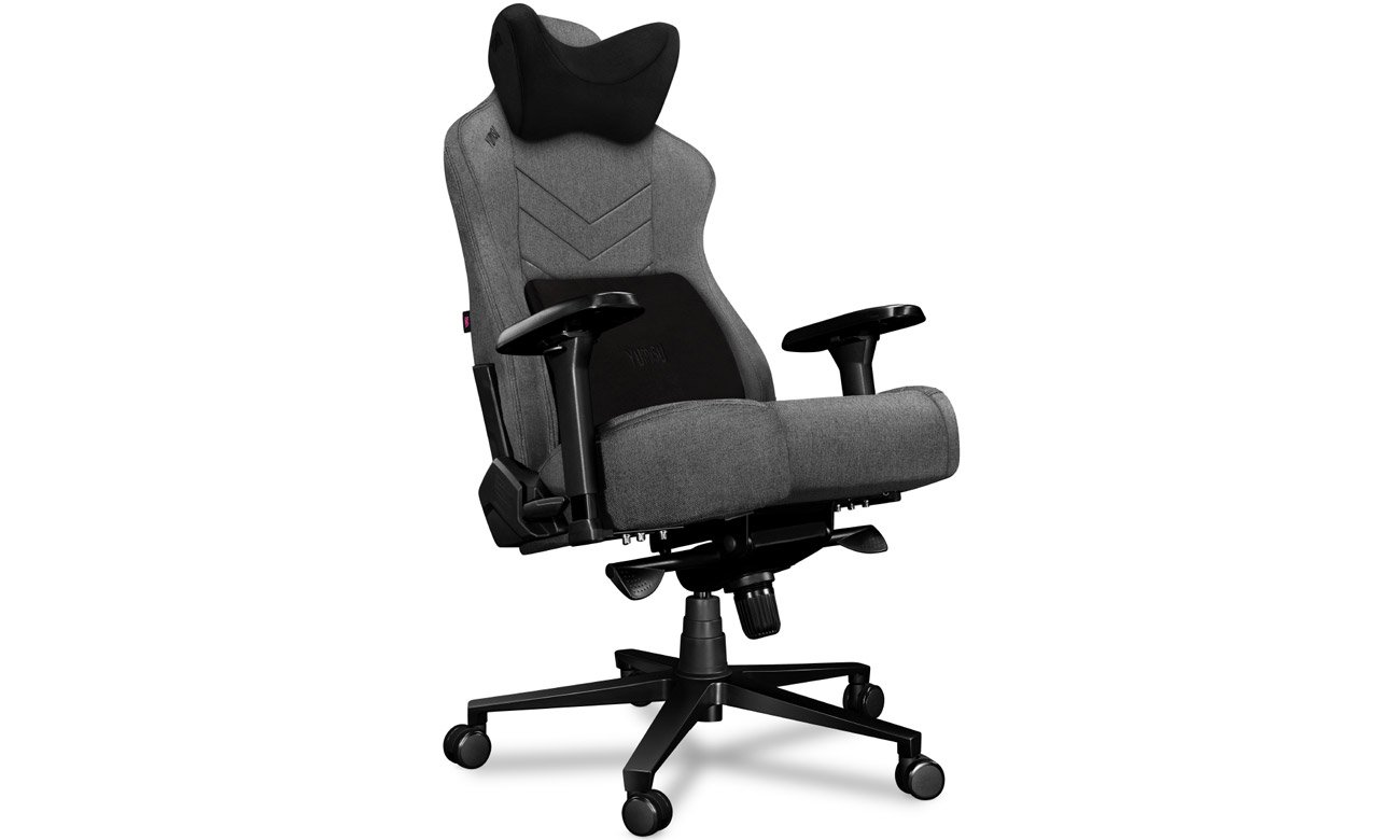 Fotel gamingowy Yumisu 2053 Tkanina Jasnoszaro-czarny - Mechanizm ergomultiblock