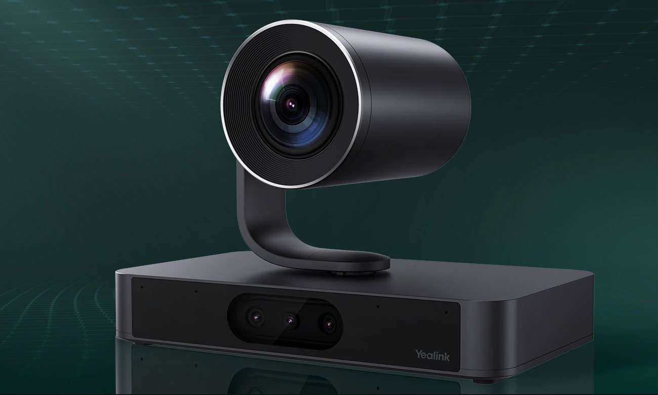 Kamera do wideokonferencji Yealink SmartVision 80 - Widok ogólny, grafika z tłem