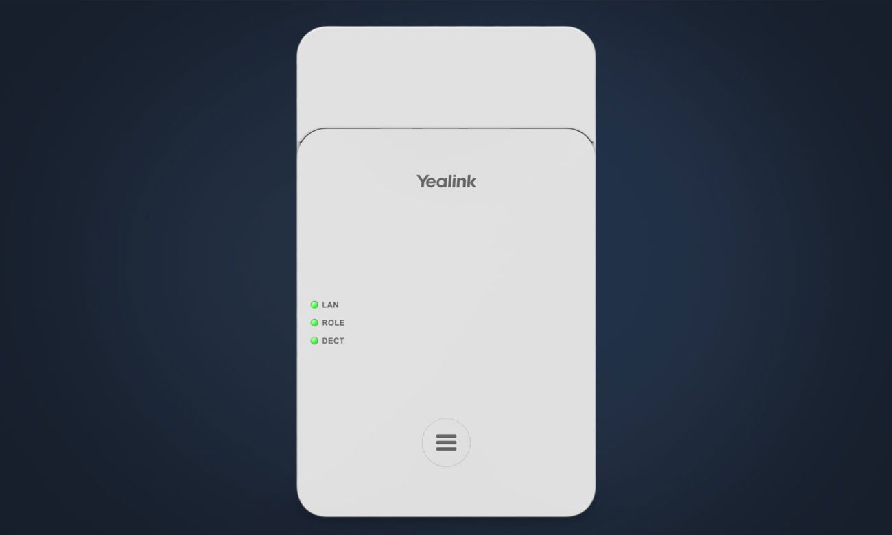 Stacja bazowa Yealink W90B Multi Dect - Widok ogólny, grafika z tłem