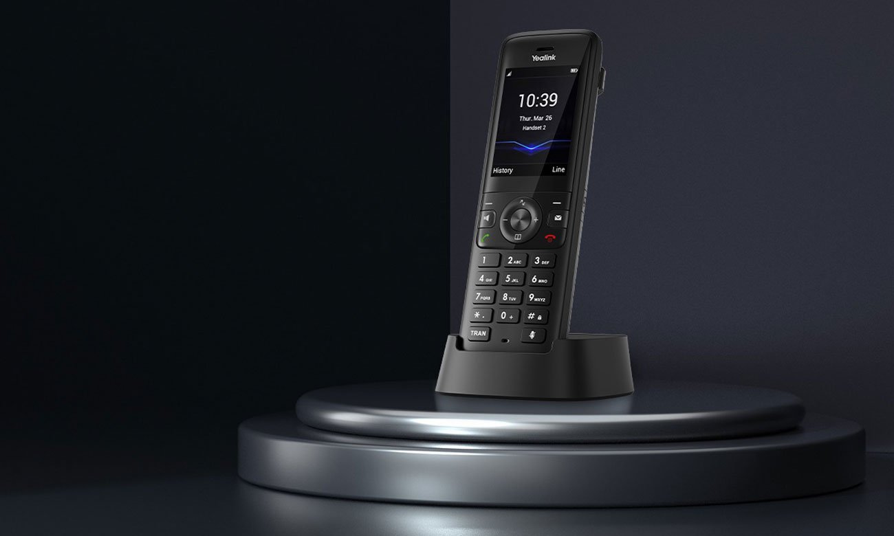 Telefon DECT Yealink W78H - Widok ogólny, grafika z tłem