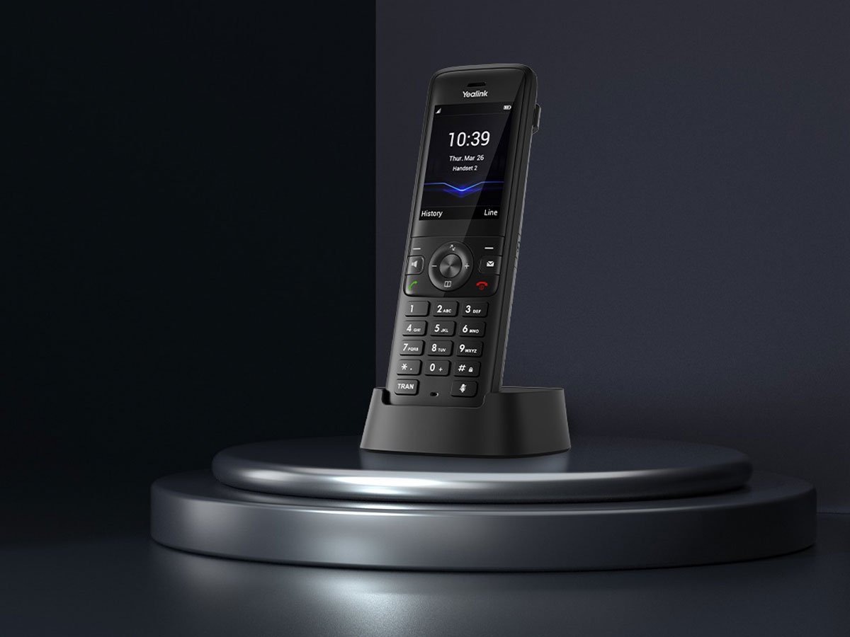 Telefon DECT Yealink W78H - Widok ogólny, grafika z tłem