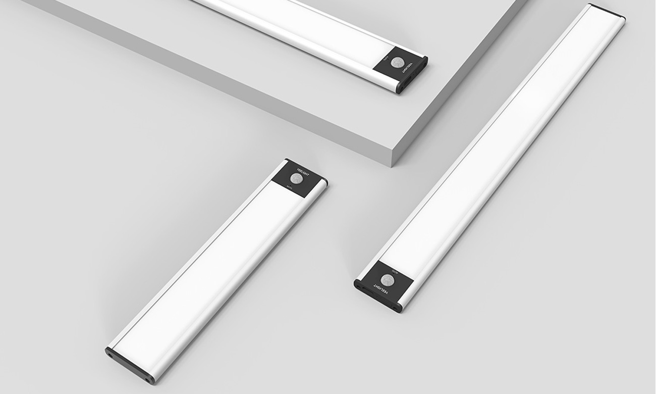 Lampka z czujnikiem ruchu Yeelight Closet Light 4000K Srebrna - Widok ogólny